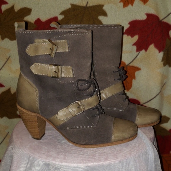 Allsaints gray boots sz.38 (8) - Picture 1 of 8